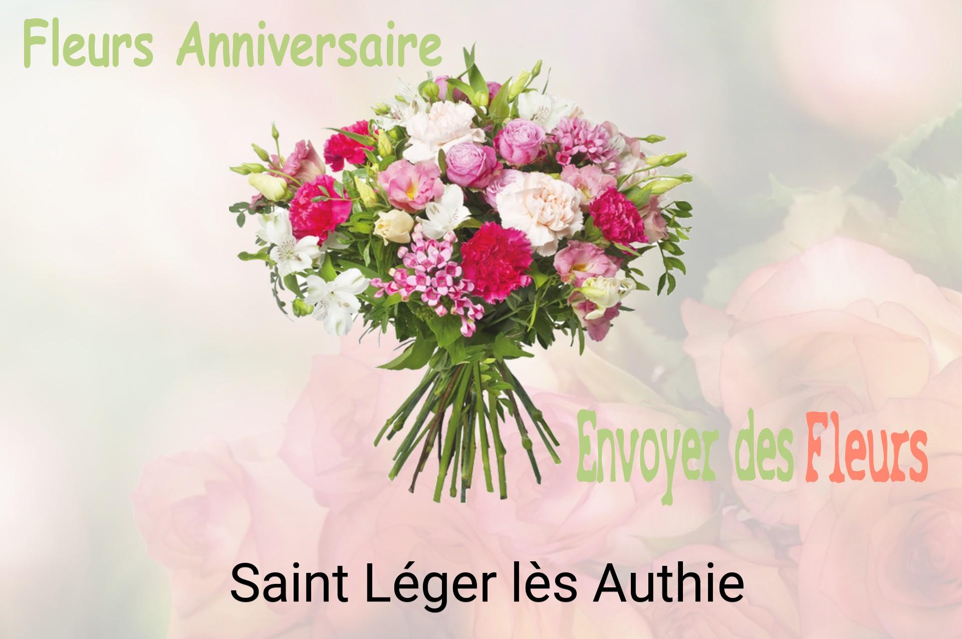 Bouquet de fleurs d’anniversaire livré à Saint-Léger-lès-Authie