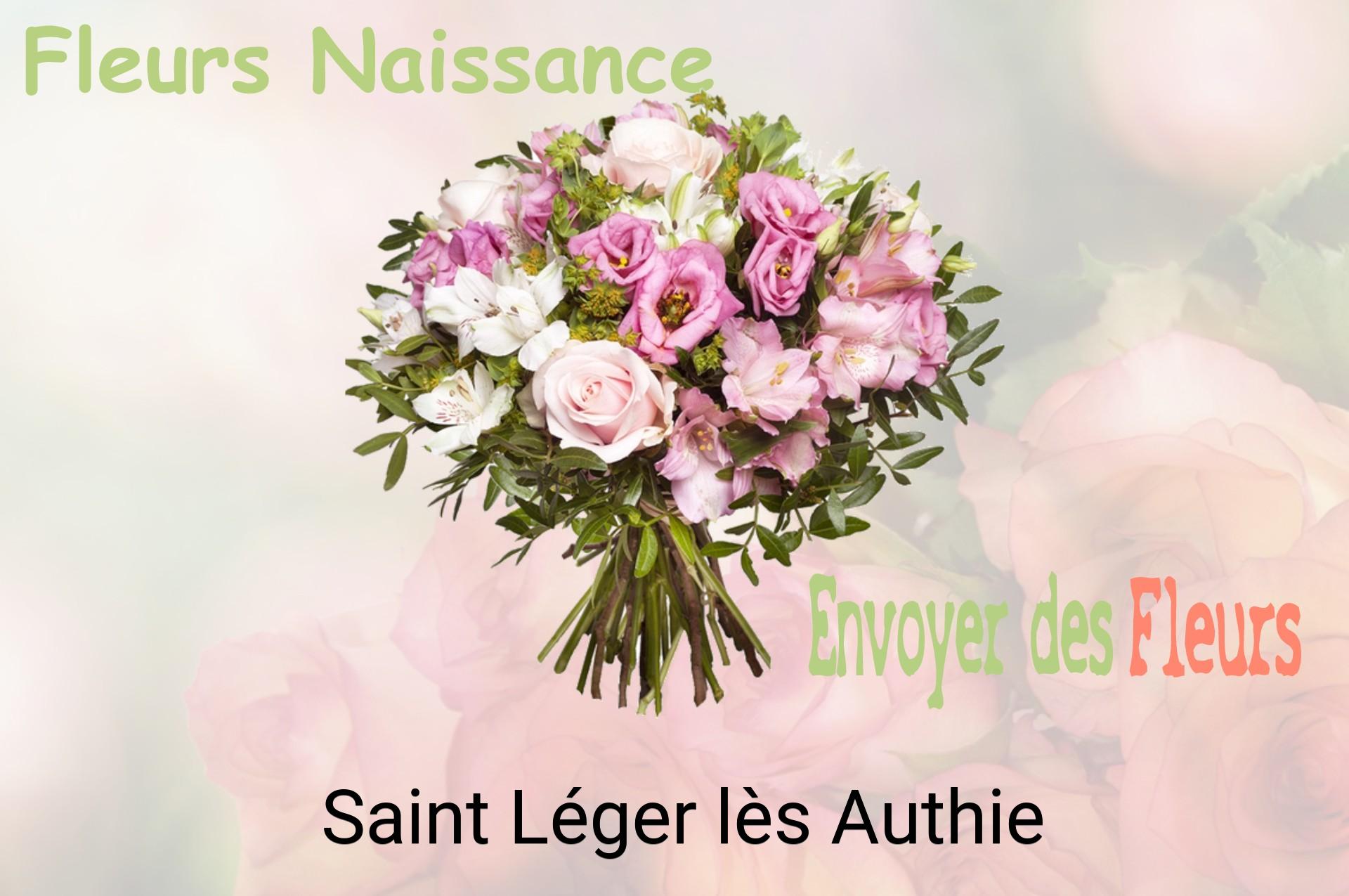 Bouquet de fleurs de naissance livré à Saint-Léger-lès-Authie